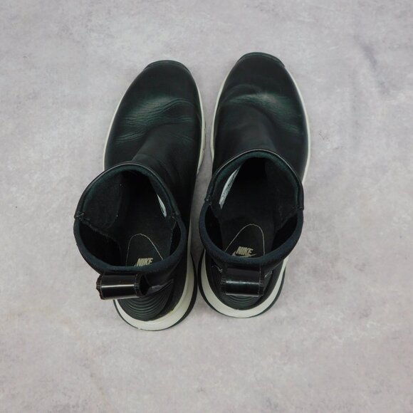 Nike Rivah High Top Shoes Slip On Sneakers Black Leather Women’s Size 7.5 Mens 6 - Picture 6 of 8